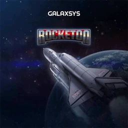 Rocketon crash game logo by Galaxsys