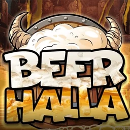 BEERHALLA crash game logo by Mancala Gaming
