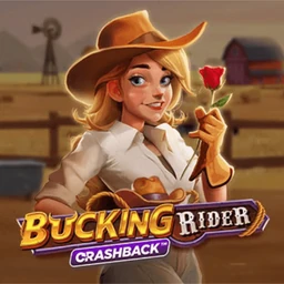 Bucking Rider crash game logo by Play’n GO