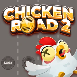 Chicken Road 2.0 crash game logo by INOUT Games