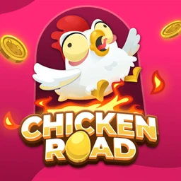 Chicken Road crash game logo by INOUT Games
