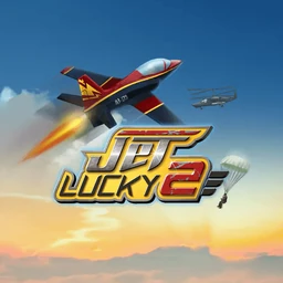 Jet Lucky 2 crash game logo by Gaming Corps