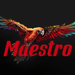 Maestro crash game logo by Galaxsys