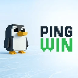 Pingwin crash game logo by XUP Studio