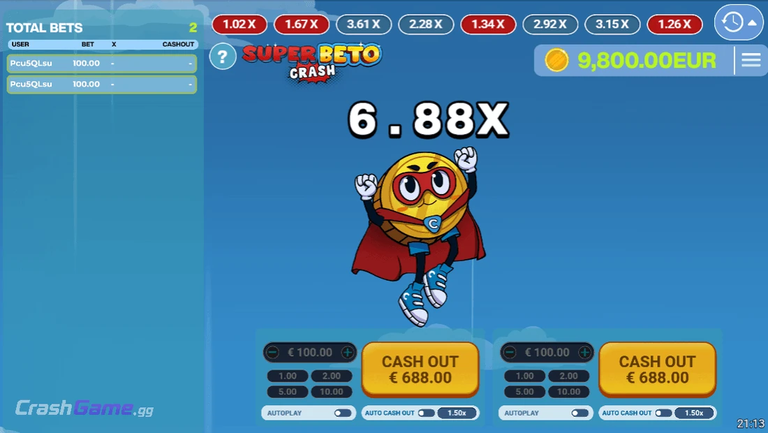 Super Beto Crash gameplay screenshot by Caleta Gaming