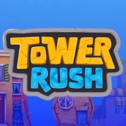 Tower Rush crash game logo by Galaxsys